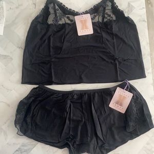 Savage X Fenty Lace Tank Top and Short Set NWT